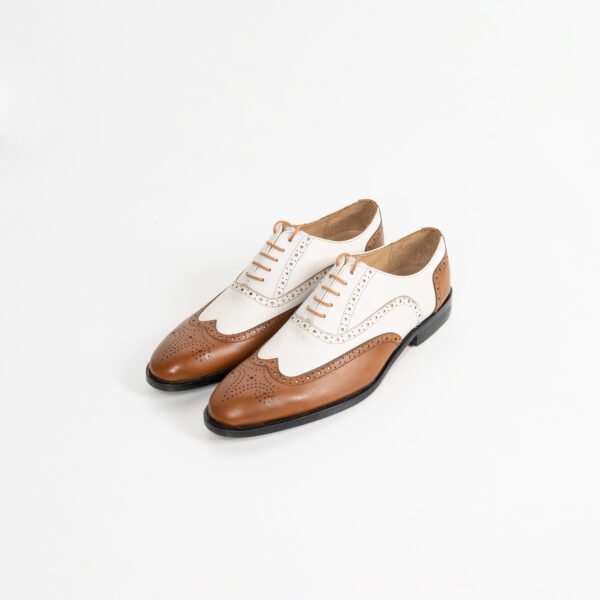 Dual Tone Brogue Wingtip Oxford