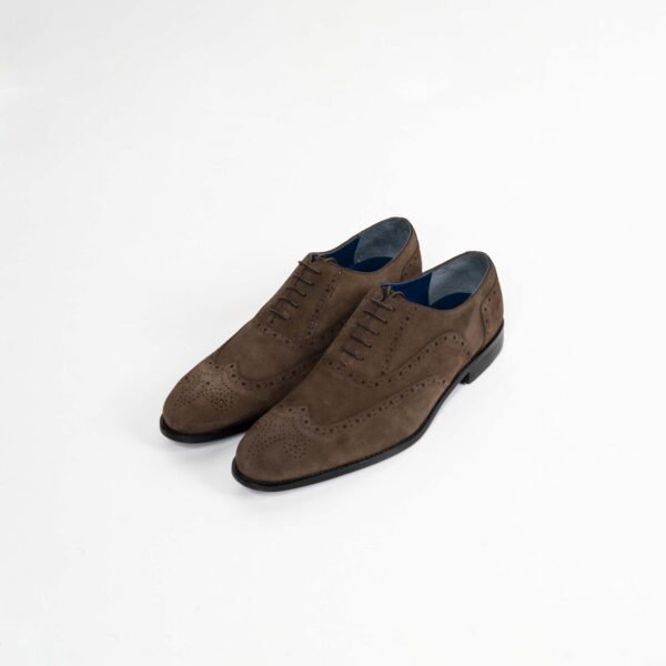 Suede Brogue Wingtip Oxford