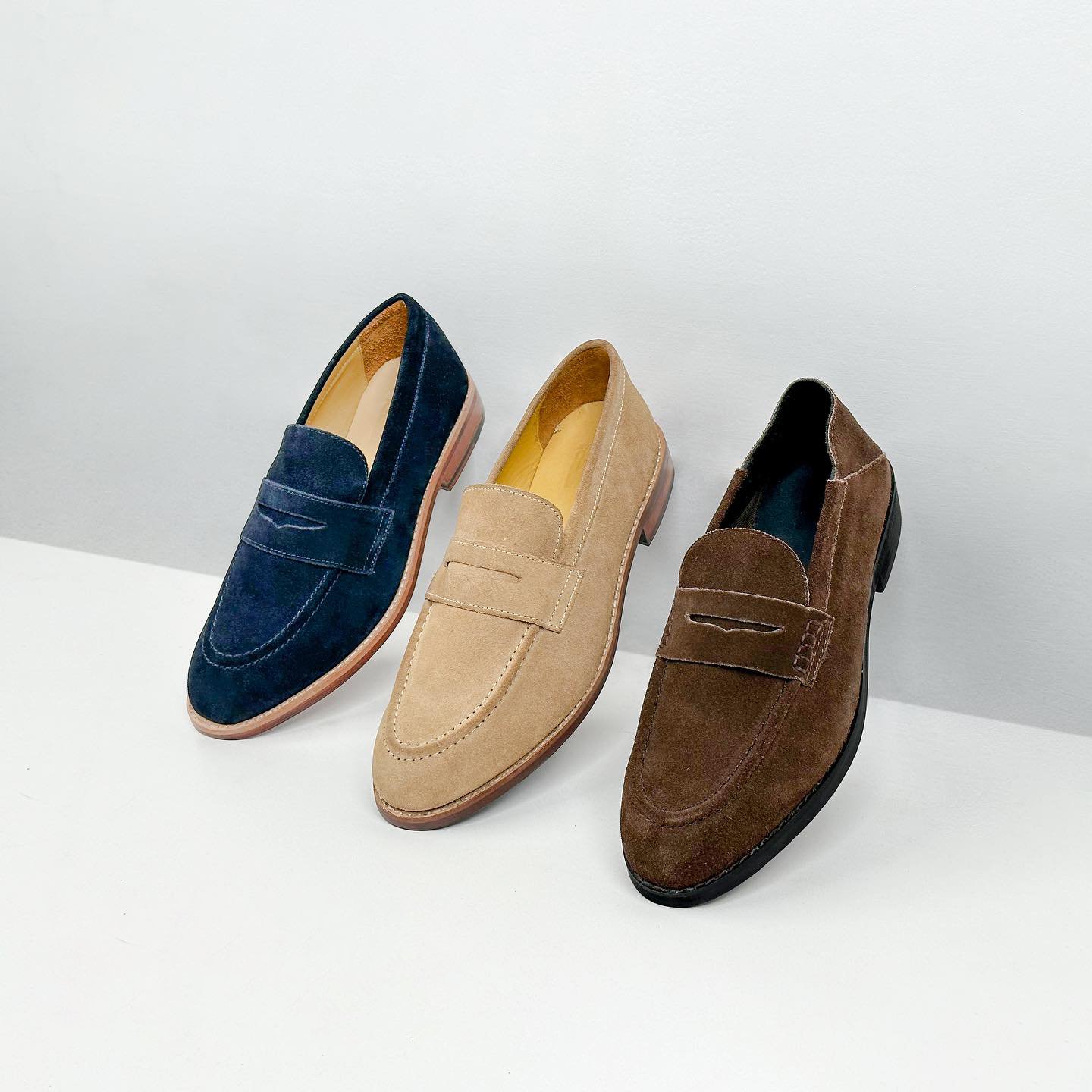 Suede Leather Loafers