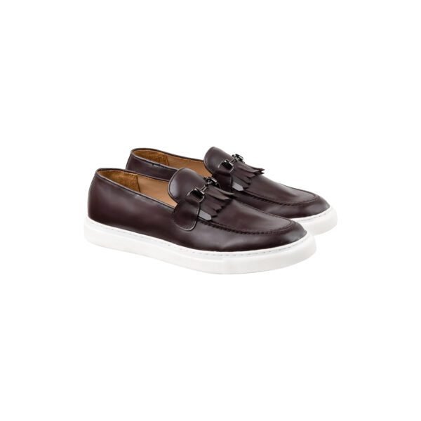 Horse-Bit Slip On Loafer