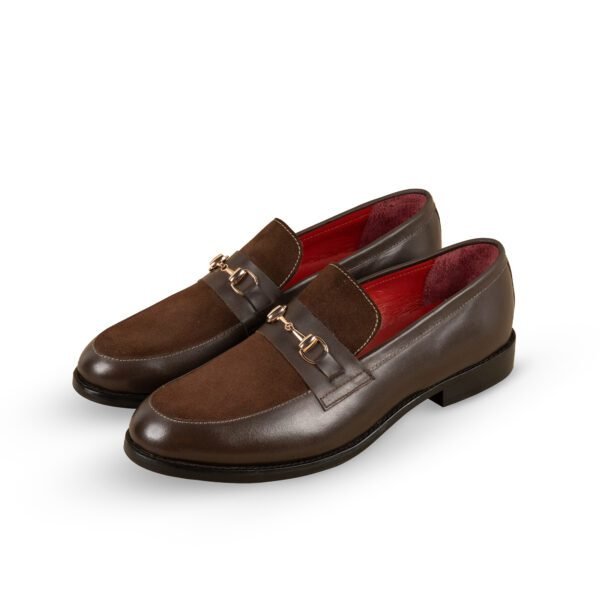 Dual Tone Saddle Horse-bit Loafer